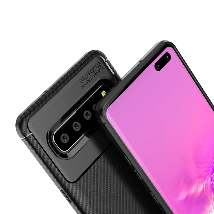 For LG V60 ThinQ 5G Carbon Fiber Texture Shockproof TPU Case