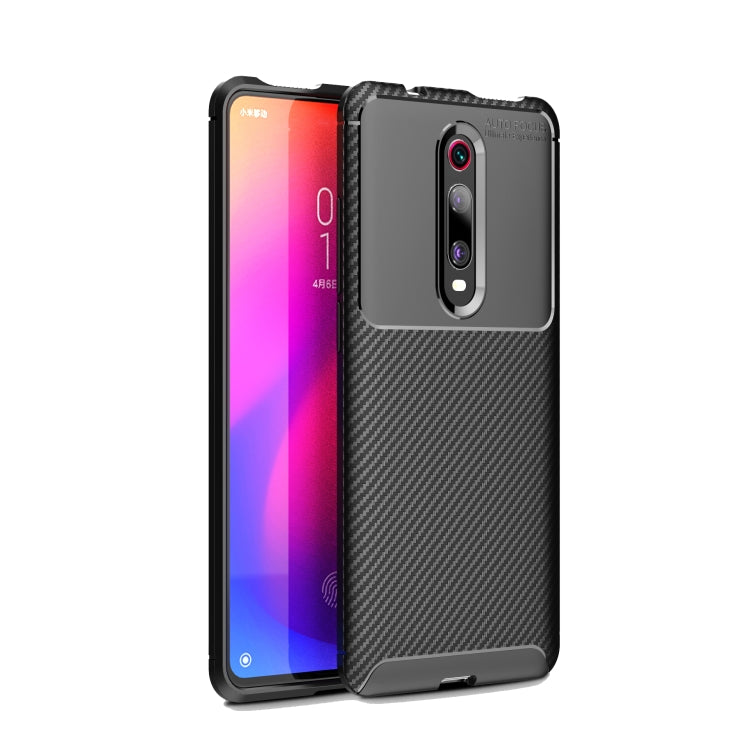 For OnePlus 8 Carbon Fiber Texture Shockproof TPU Case