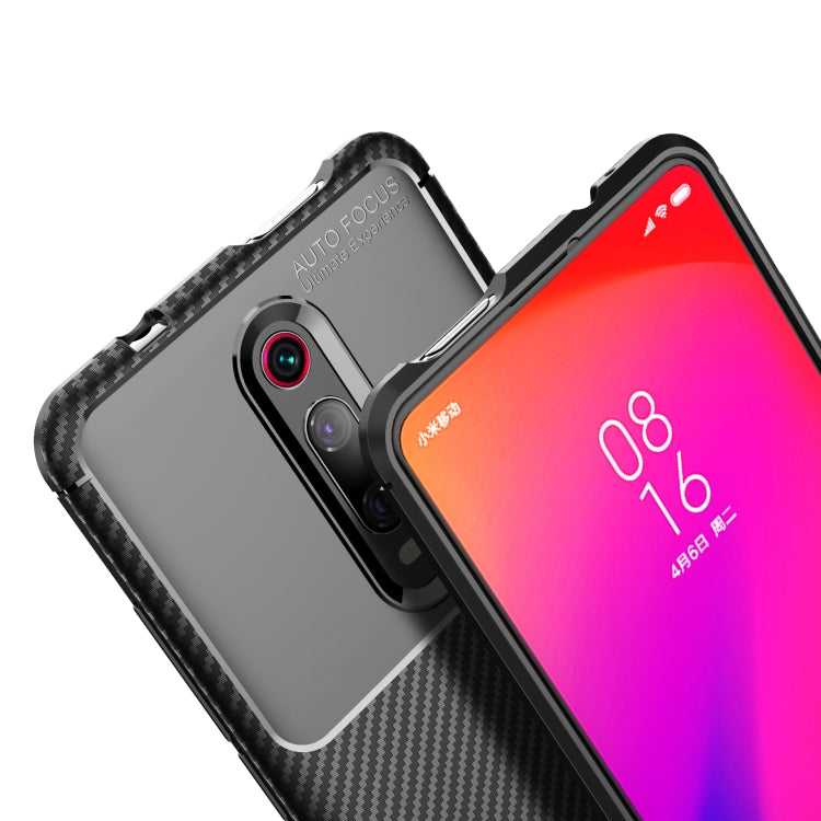 For OnePlus 8 Carbon Fiber Texture Shockproof TPU Case
