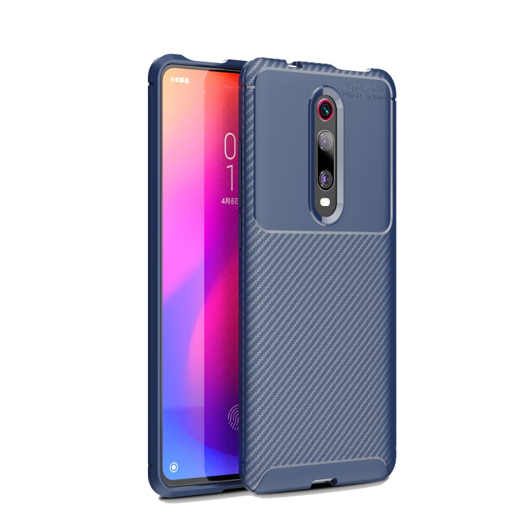 For OnePlus 8 Carbon Fiber Texture Shockproof TPU Case