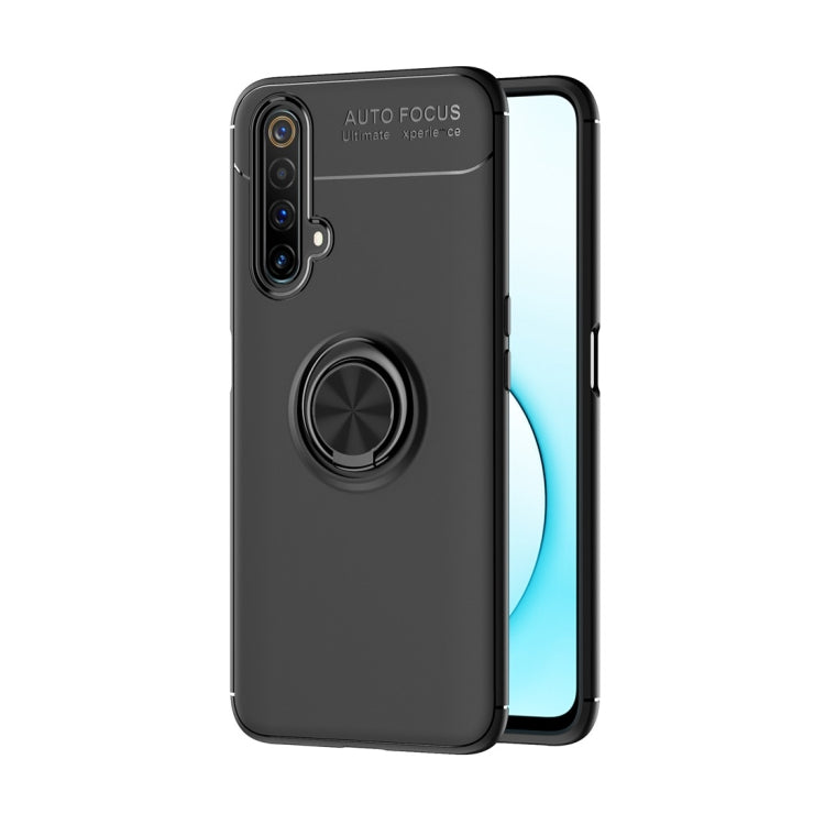 For OPPO Realme X50 Metal Ring Holder 360 Degree Rotating TPU Case