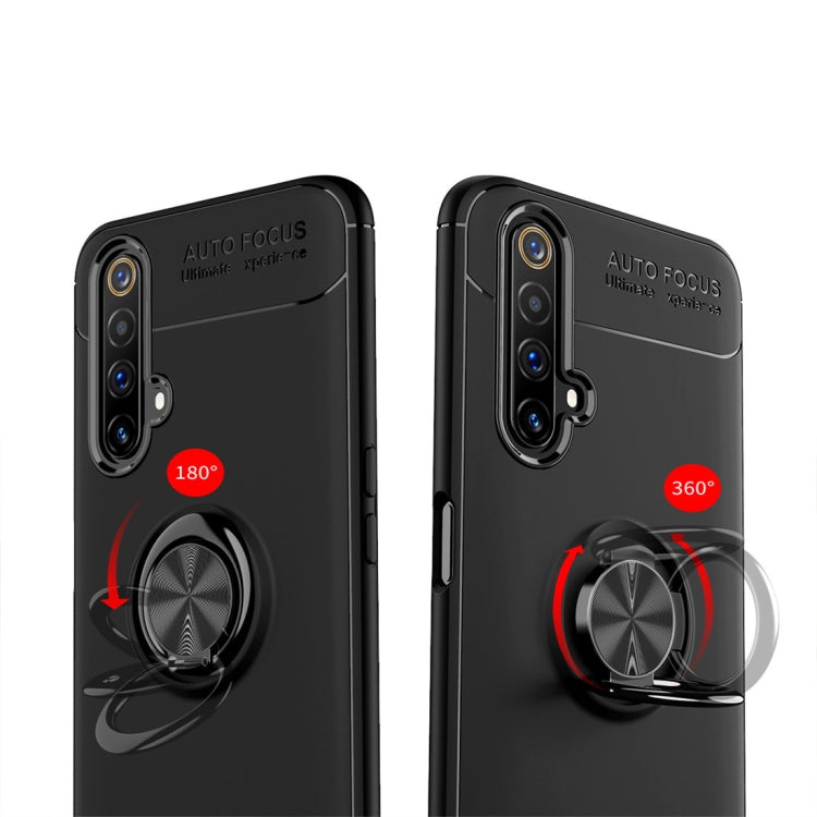 For OPPO Realme X50 Metal Ring Holder 360 Degree Rotating TPU Case