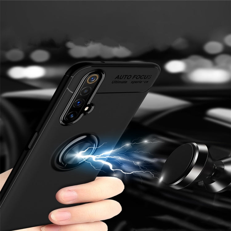 For OPPO Realme X50 Metal Ring Holder 360 Degree Rotating TPU Case