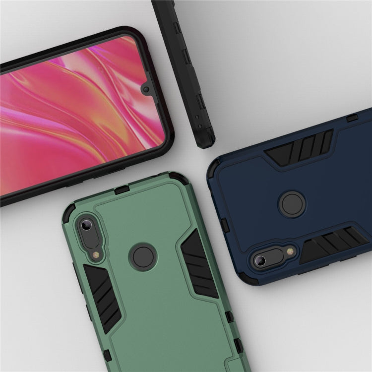 For Huawei Y6 Prime (2019) 3 in 1 Full Coverage Shockproof PC + TPU Case