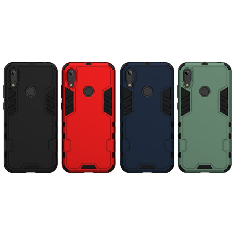 For Huawei Y6 Prime (2019) 3 in 1 Full Coverage Shockproof PC + TPU Case