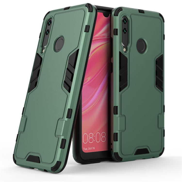 For Huawei Enjoy 10 Plus 3 in 1 Full Coverage Shockproof PC + TPU Case