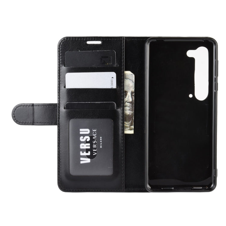 For Sharp Aquos R5G R64 Texture Single Horizontal Flip Protective Case with Holder & Card Slots & Wallet& Photo Frame