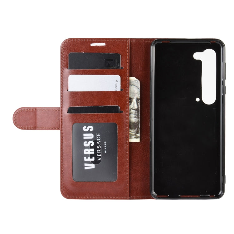 For Sharp Aquos R5G R64 Texture Single Horizontal Flip Protective Case with Holder & Card Slots & Wallet& Photo Frame