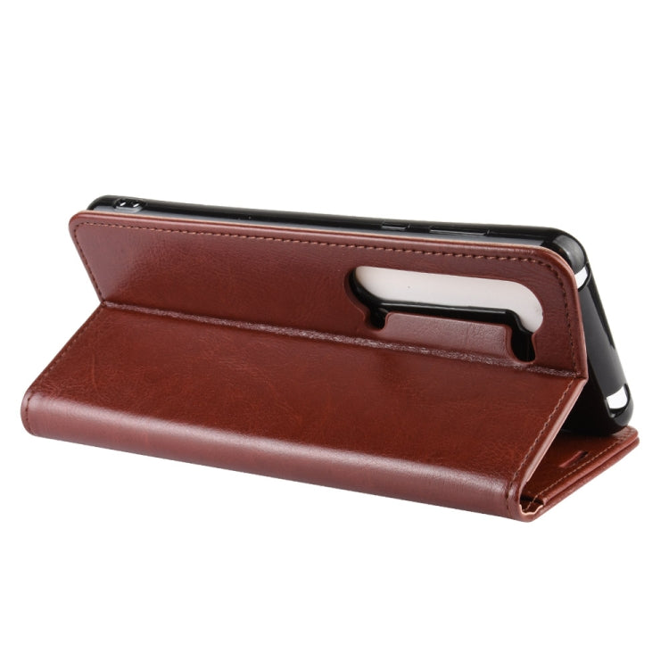 For Sharp Aquos R5G R64 Texture Single Horizontal Flip Protective Case with Holder & Card Slots & Wallet& Photo Frame