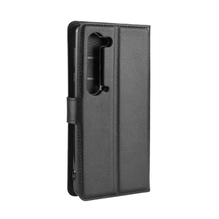 For Sharp Aquos R5G Litchi Texture Horizontal Flip Protective Case with Holder & Card Slots & Wallet