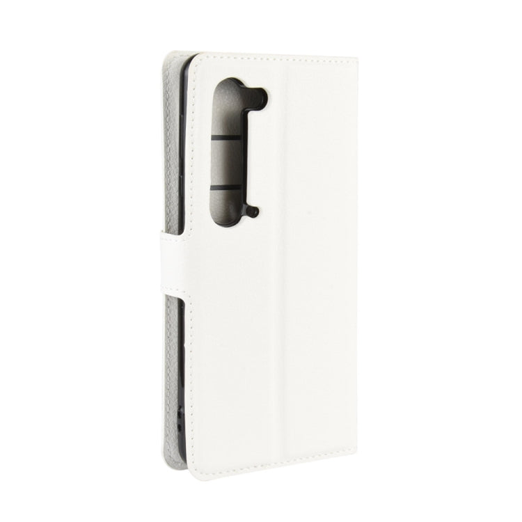 For Sharp Aquos R5G Litchi Texture Horizontal Flip Protective Case with Holder & Card Slots & Wallet