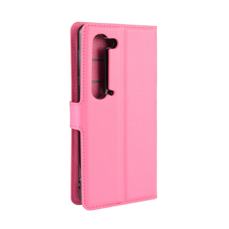 For Sharp Aquos R5G Litchi Texture Horizontal Flip Protective Case with Holder & Card Slots & Wallet