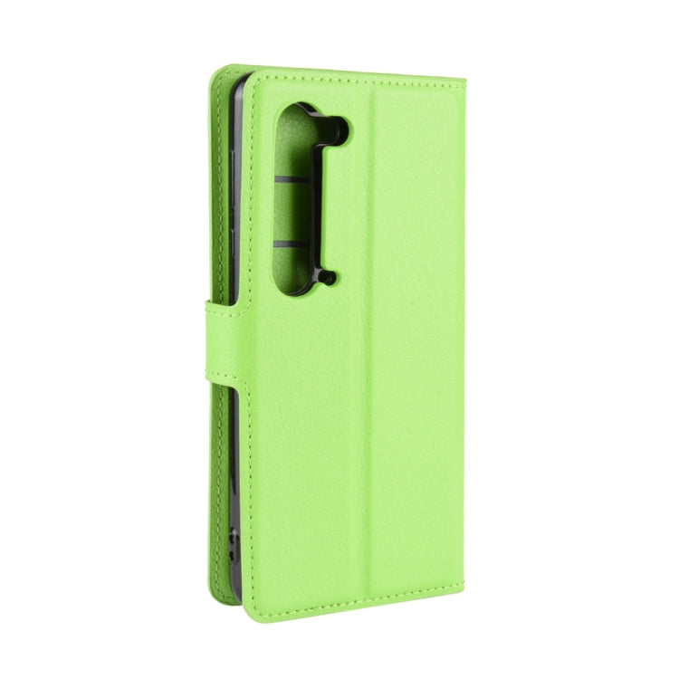 For Sharp Aquos R5G Litchi Texture Horizontal Flip Protective Case with Holder & Card Slots & Wallet