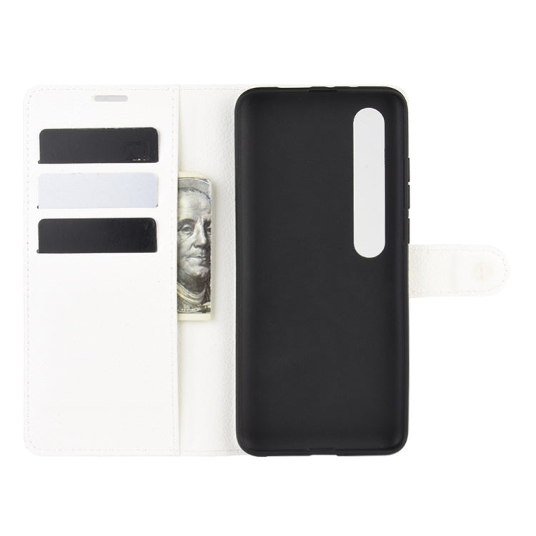 For Xiaomi Mi 10 / Mi 10 Pro Litchi Texture Horizontal Flip Protective Case with Holder & Card Slots & Wallet