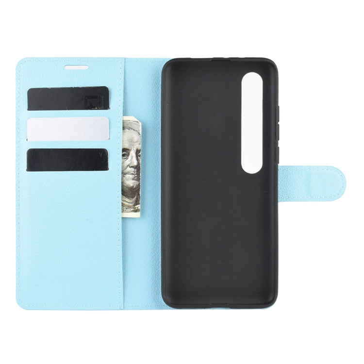 For Xiaomi Mi 10 / Mi 10 Pro Litchi Texture Horizontal Flip Protective Case with Holder & Card Slots & Wallet