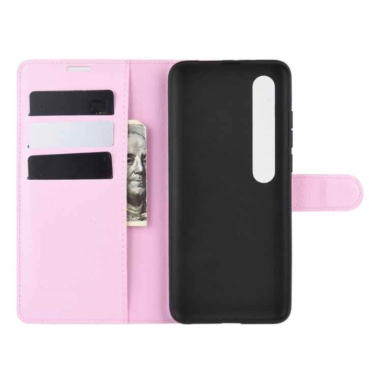 For Xiaomi Mi 10 / Mi 10 Pro Litchi Texture Horizontal Flip Protective Case with Holder & Card Slots & Wallet