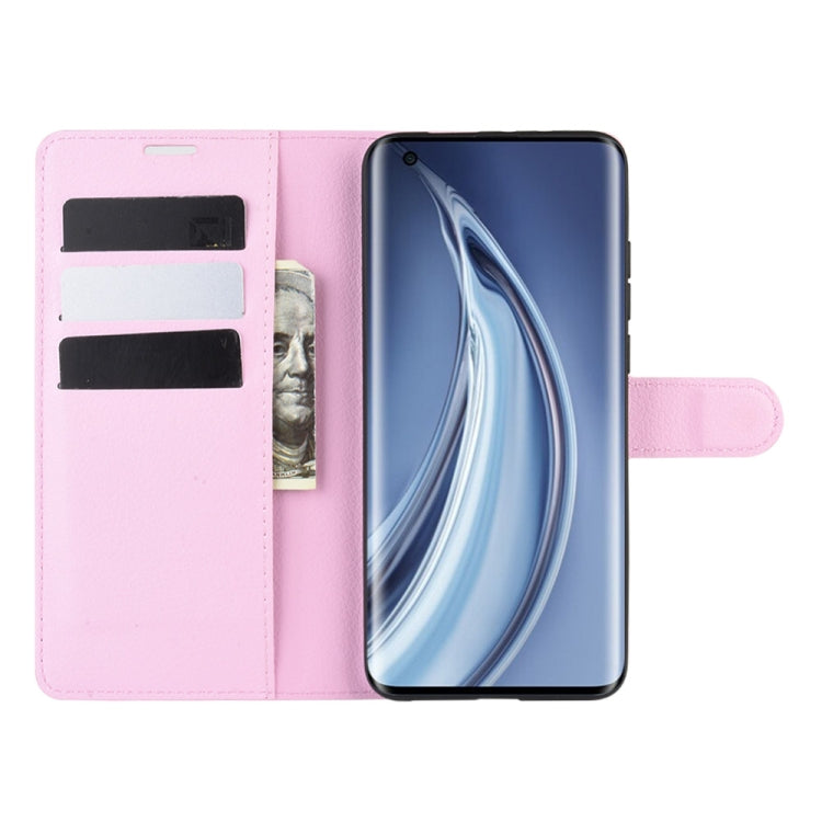 For Xiaomi Mi 10 / Mi 10 Pro Litchi Texture Horizontal Flip Protective Case with Holder & Card Slots & Wallet