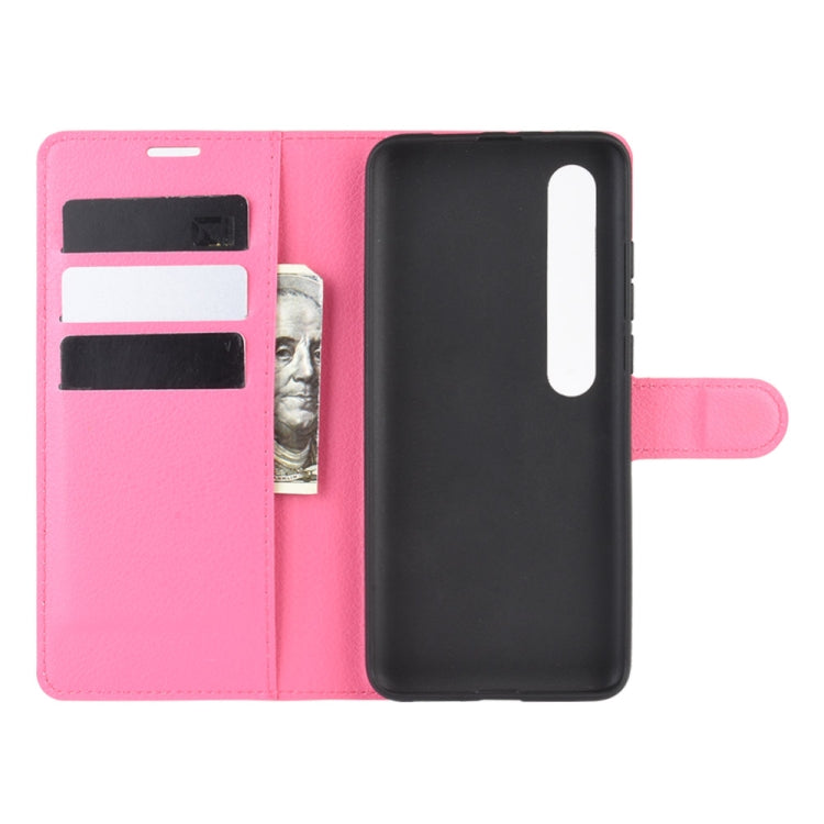 For Xiaomi Mi 10 / Mi 10 Pro Litchi Texture Horizontal Flip Protective Case with Holder & Card Slots & Wallet