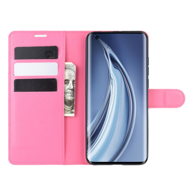 For Xiaomi Mi 10 / Mi 10 Pro Litchi Texture Horizontal Flip Protective Case with Holder & Card Slots & Wallet