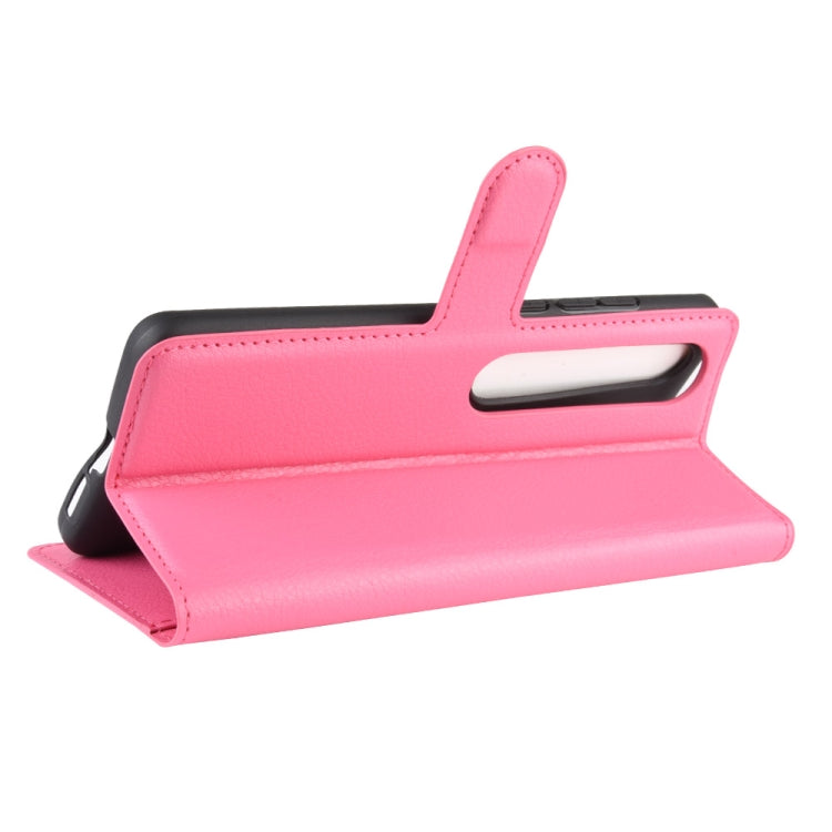 For Xiaomi Mi 10 / Mi 10 Pro Litchi Texture Horizontal Flip Protective Case with Holder & Card Slots & Wallet