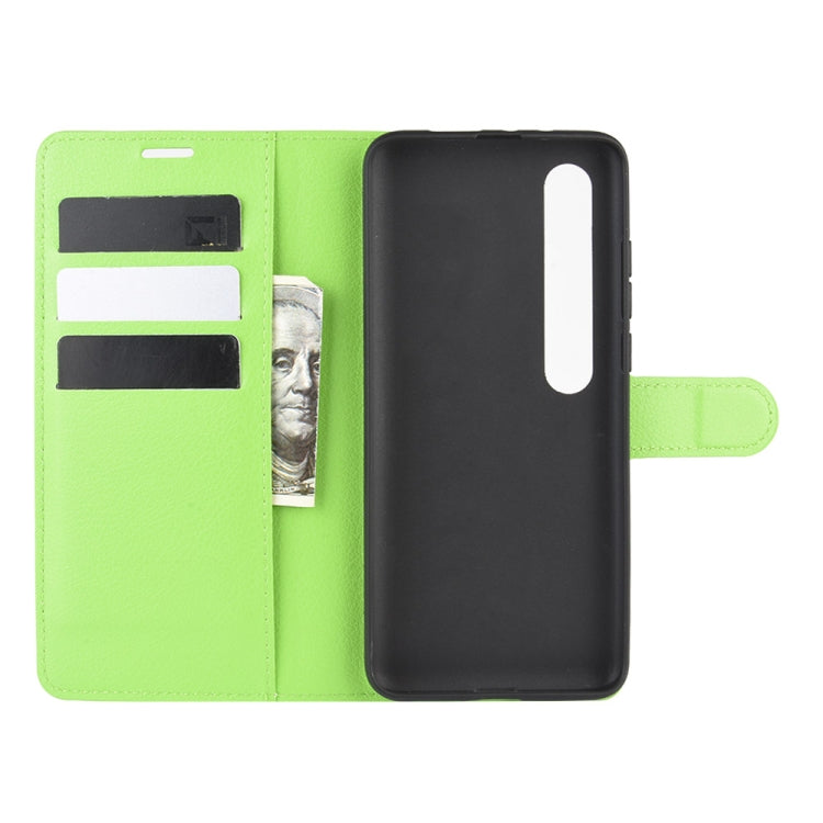 For Xiaomi Mi 10 / Mi 10 Pro Litchi Texture Horizontal Flip Protective Case with Holder & Card Slots & Wallet