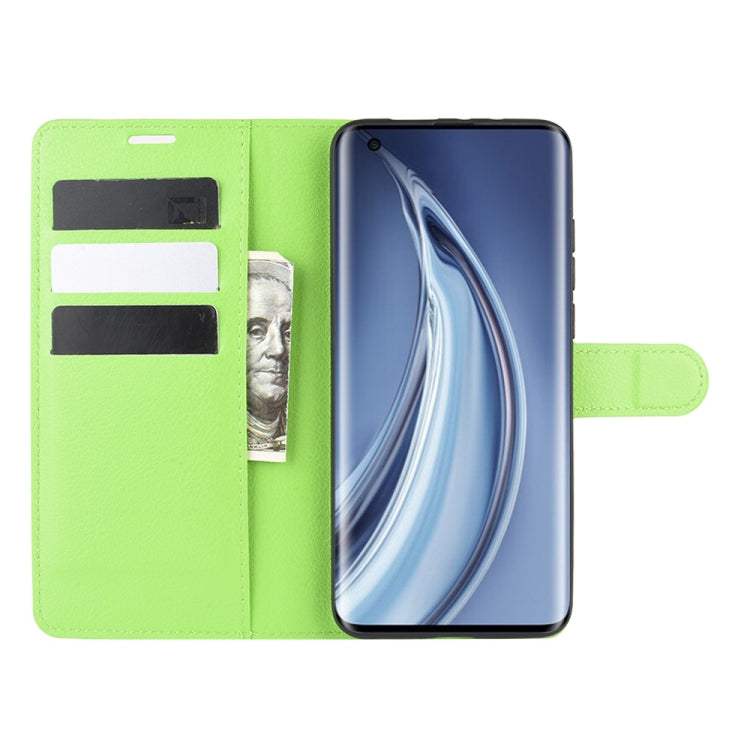 For Xiaomi Mi 10 / Mi 10 Pro Litchi Texture Horizontal Flip Protective Case with Holder & Card Slots & Wallet