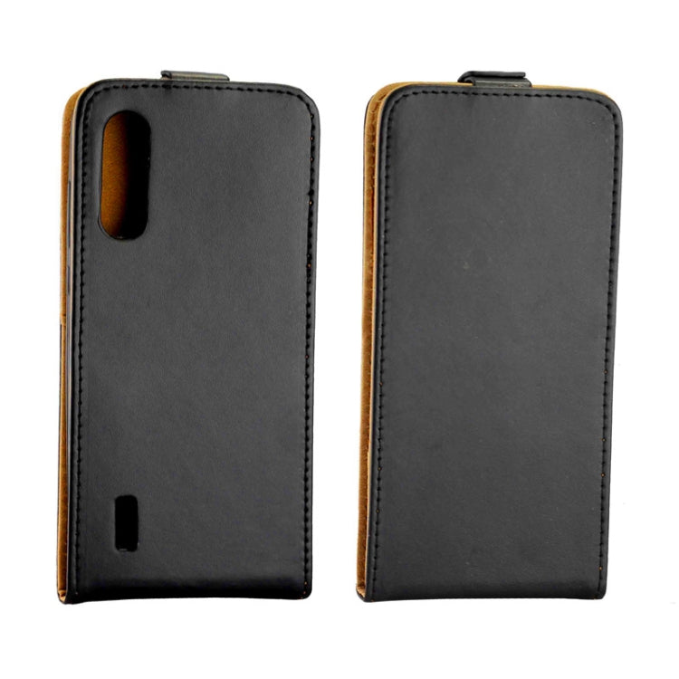 For Xiaomi Mi CC9 Business Style Vertical Flip TPU + PU Leather Case with Card Slot(Black)