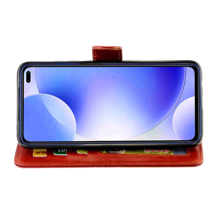 For Xiaomi Redmi K30 Crazy Horse Texture Leather Horizontal Flip Protective Case with Holder & Card Slots & Wallet & Photo Frame