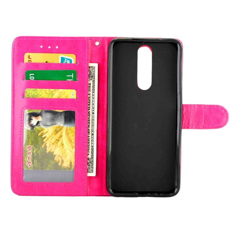 For Xiaomi Redmi K30 Crazy Horse Texture Leather Horizontal Flip Protective Case with Holder & Card Slots & Wallet & Photo Frame