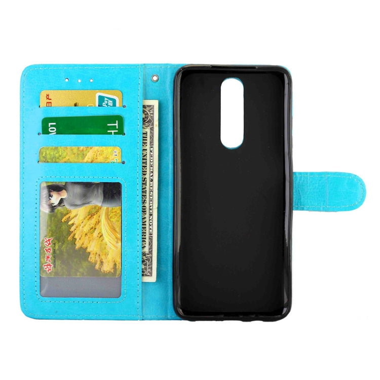 For Xiaomi Redmi K30 Crazy Horse Texture Leather Horizontal Flip Protective Case with Holder & Card Slots & Wallet & Photo Frame
