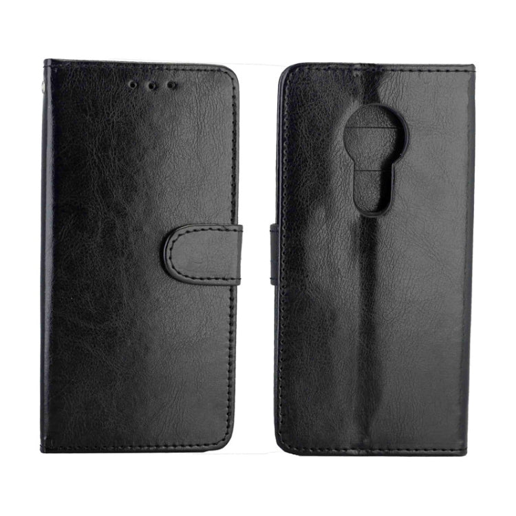 For Nokia 7.2 Crazy Horse Texture Leather Horizontal Flip Protective Case with Holder & Card Slots & Wallet & Photo Frame