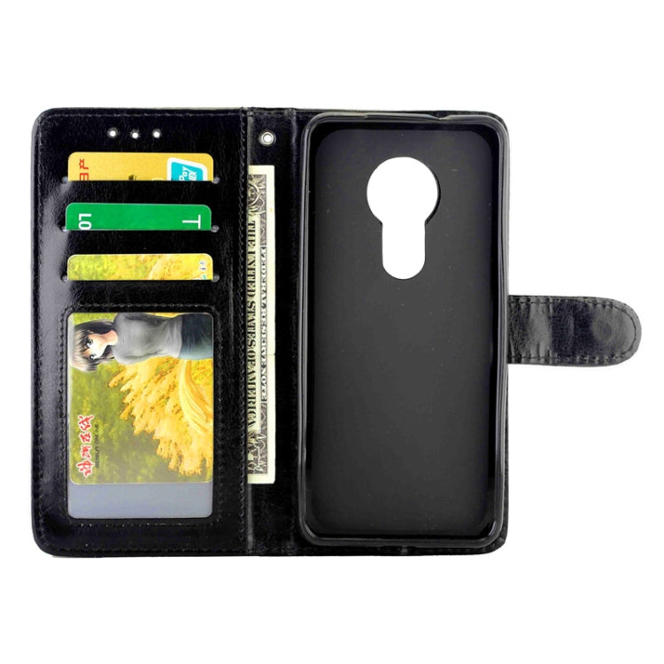 For Nokia 7.2 Crazy Horse Texture Leather Horizontal Flip Protective Case with Holder & Card Slots & Wallet & Photo Frame