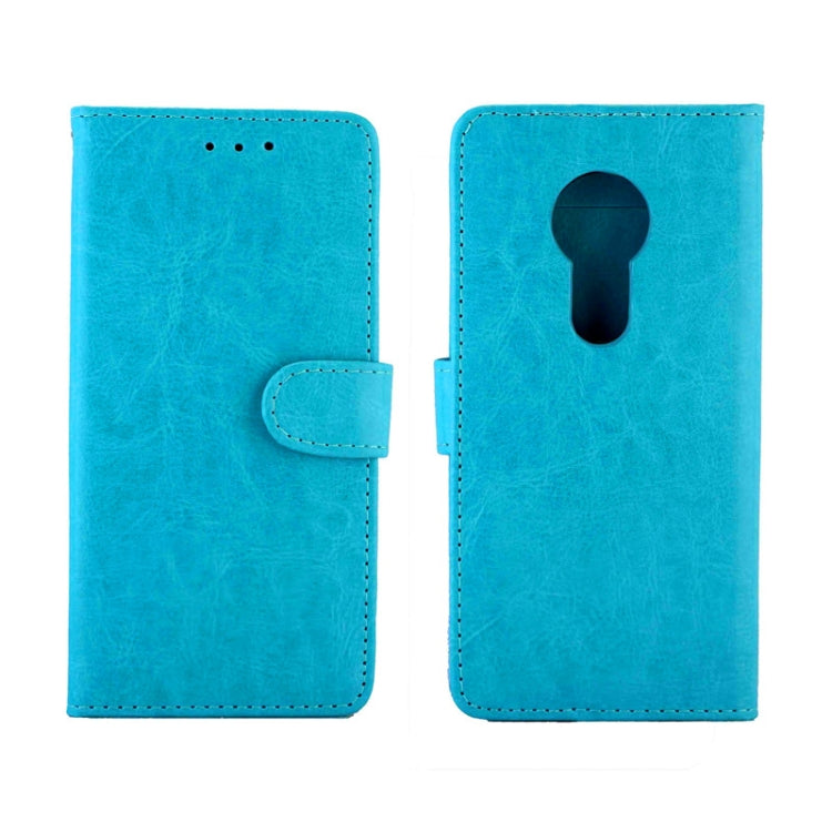 For Nokia 7.2 Crazy Horse Texture Leather Horizontal Flip Protective Case with Holder & Card Slots & Wallet & Photo Frame
