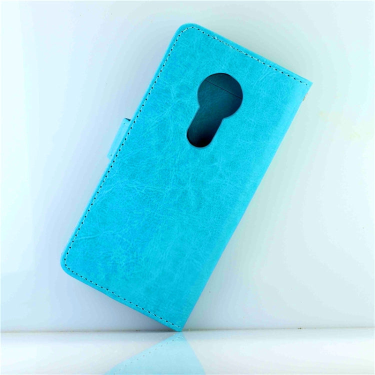 For Nokia 7.2 Crazy Horse Texture Leather Horizontal Flip Protective Case with Holder & Card Slots & Wallet & Photo Frame