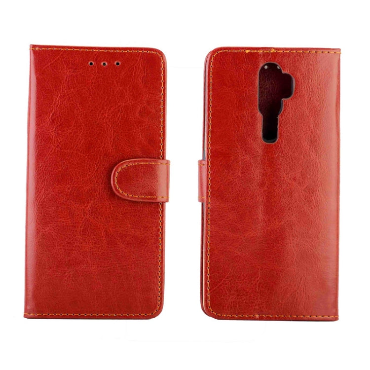 For OPPO A9 (2020) / A5 (2020) Crazy Horse Texture Leather Horizontal Flip Protective Case with Holder & Card Slots & Wallet & Photo Frame