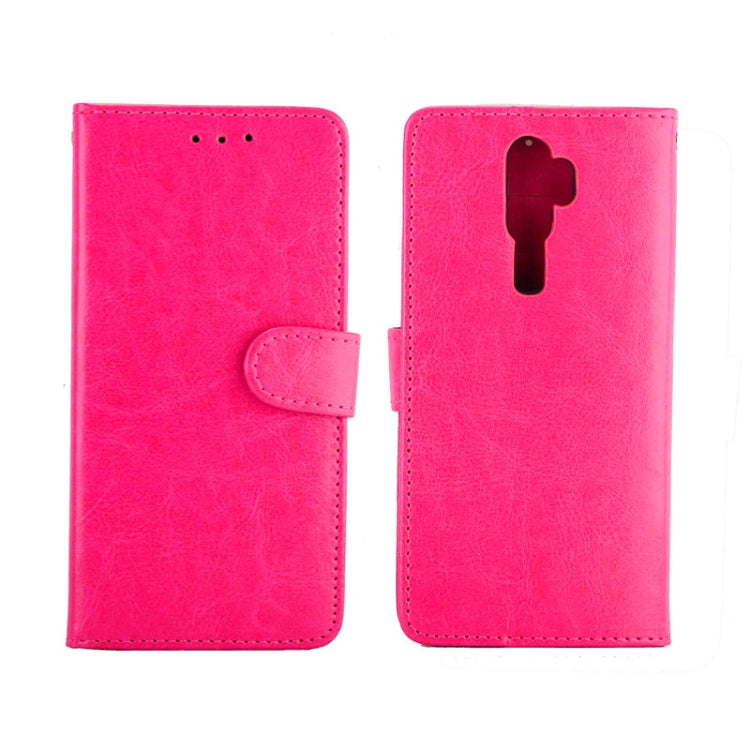 For OPPO A9 (2020) / A5 (2020) Crazy Horse Texture Leather Horizontal Flip Protective Case with Holder & Card Slots & Wallet & Photo Frame