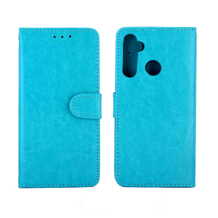 For OPPO Realme 5 Crazy Horse Texture Leather Horizontal Flip Protective Case with Holder & Card Slots & Wallet & Photo Frame