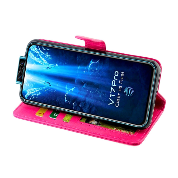 For Vivo V17 Pro Crazy Horse Texture Leather Horizontal Flip Protective Case with Holder & Card Slots & Wallet & Photo Frame