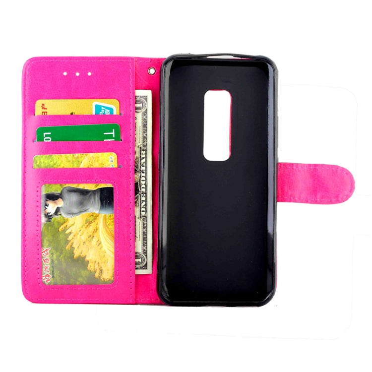 For Vivo V17 Pro Crazy Horse Texture Leather Horizontal Flip Protective Case with Holder & Card Slots & Wallet & Photo Frame