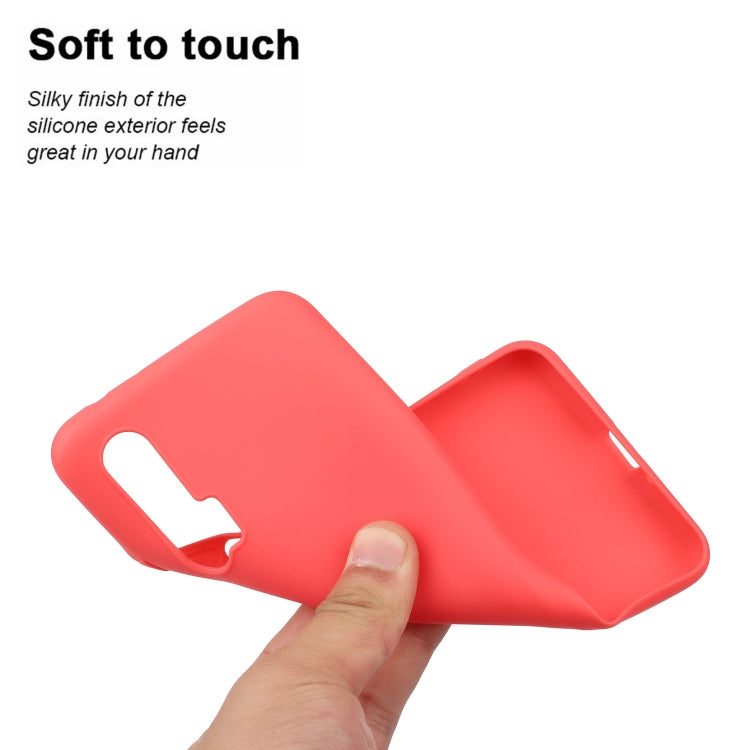 For Huawei Nova 6 Frosted Candy-Colored Ultra-thin TPU Phone Case