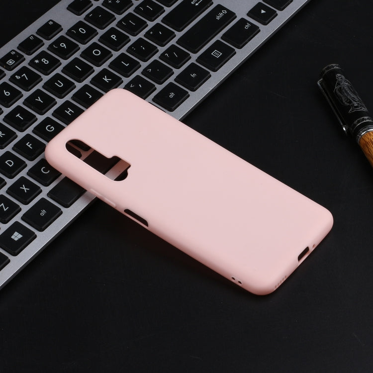 For Huawei Nova 6 Frosted Candy-Colored Ultra-thin TPU Phone Case