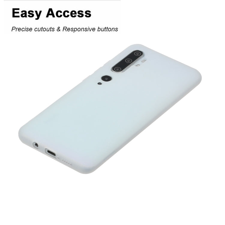 For Xiaomi Mi CC9 Pro / Mi Note 10 / Mi Note 10 Pro Frosted Candy-Colored Ultra-thin TPU Case