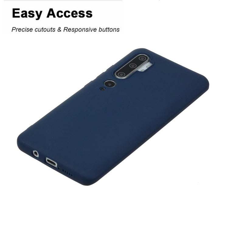 For Xiaomi Mi CC9 Pro / Mi Note 10 / Mi Note 10 Pro Frosted Candy-Colored Ultra-thin TPU Case