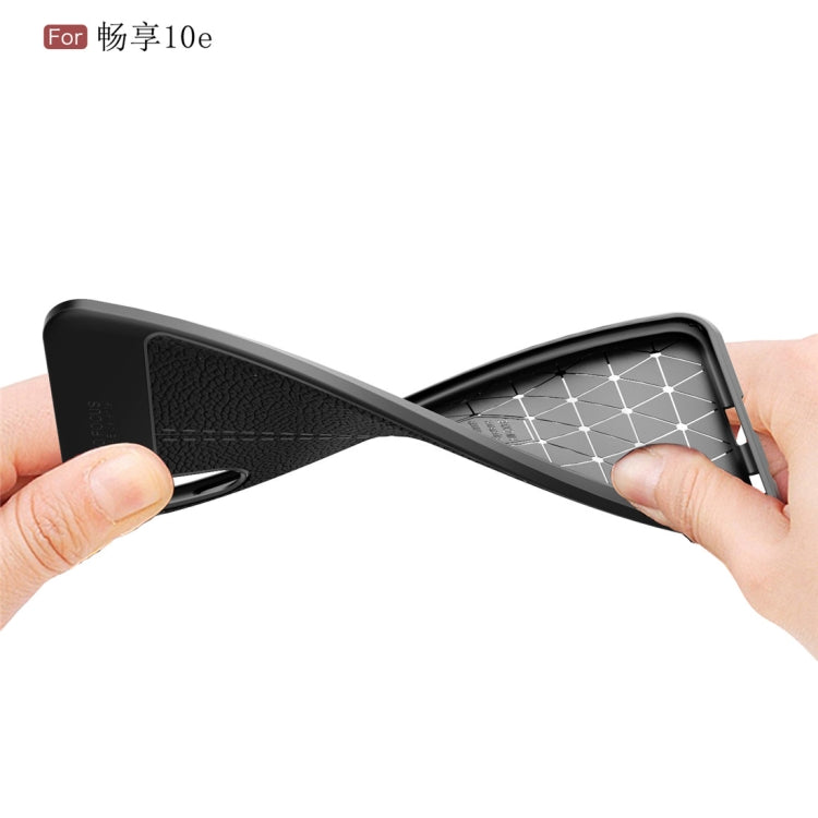 For Huawei Enjoy 10e Litchi Texture TPU Shockproof Case