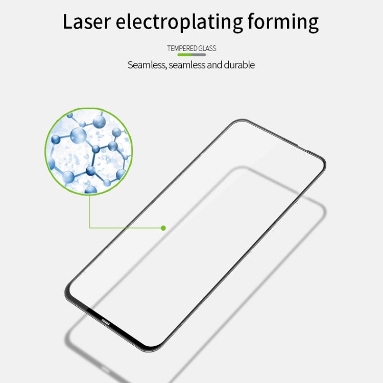 For Huawei P40 Lite MOFI 9H 3D Explosion-proof Curved Screen Tempered Glass Film(Black)