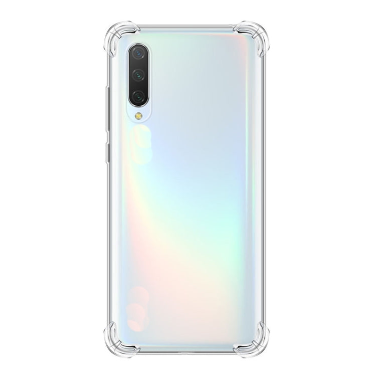 For MOTO G8 Plus Four-Corner Anti-Drop Ultra-Thin Transparent TPU Phone Case(Transparent)