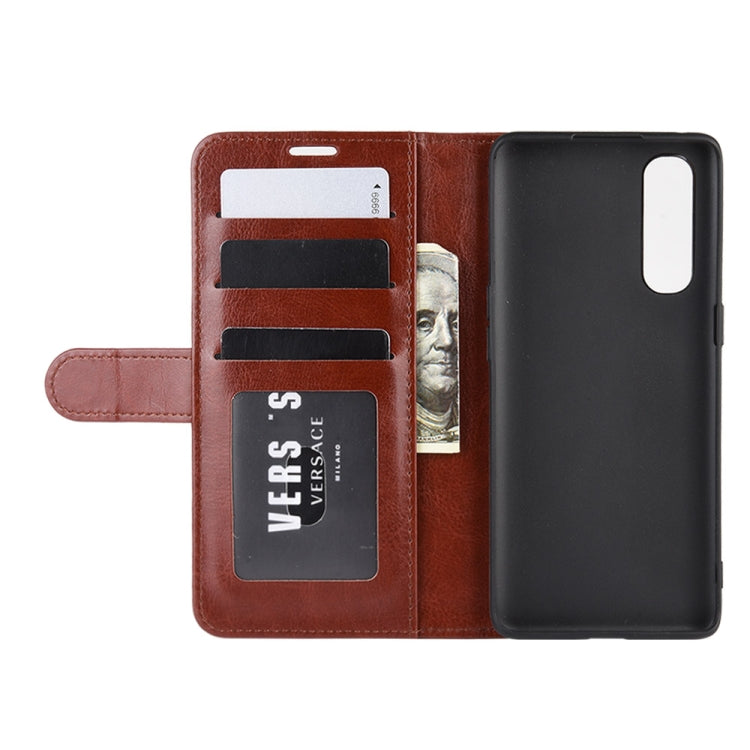 For OPPO Find X2 R64 Texture Single Horizontal Flip PU Leather Protective Case with Holder & Card Slots & Wallet& Photo Frame