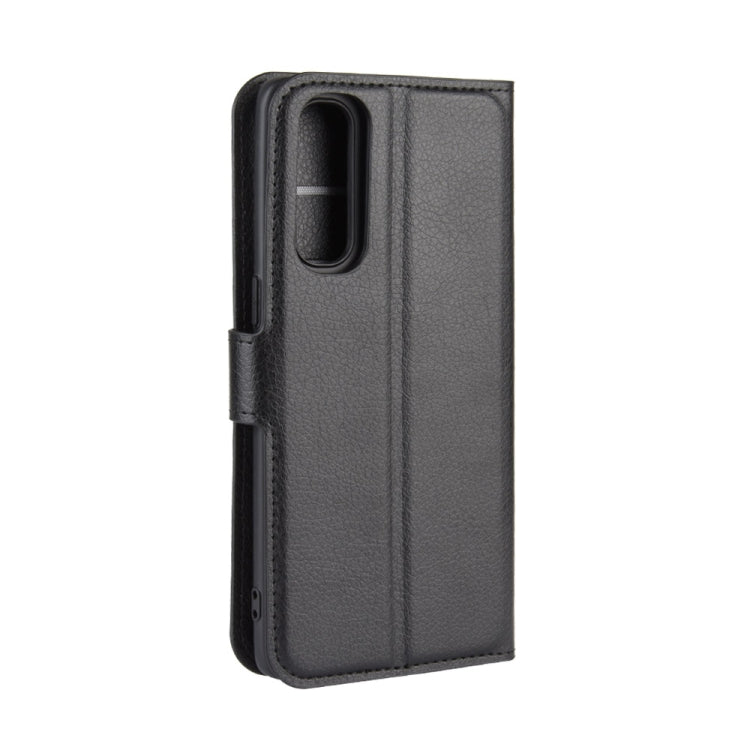 For OPPO Find X2 Litchi Texture Horizontal Flip PU Leather Protective Case with Holder & Card Slots & Wallet