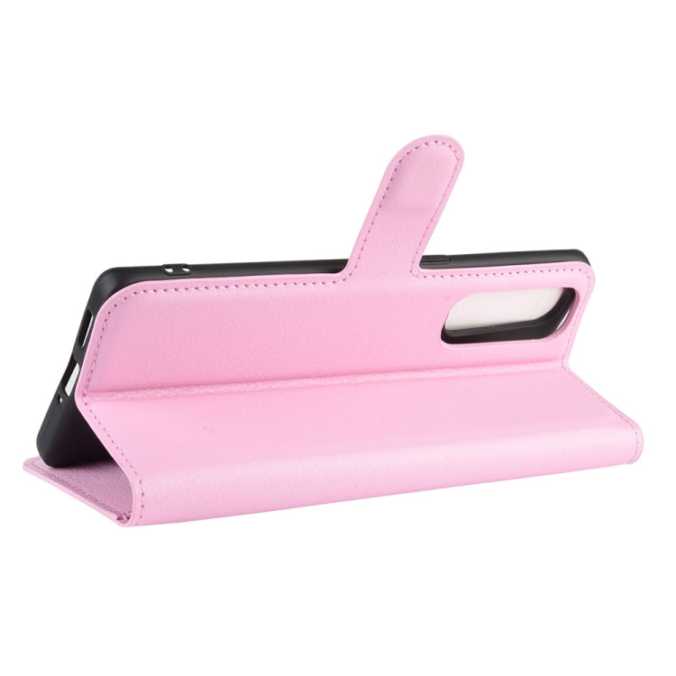 For OPPO Find X2 Litchi Texture Horizontal Flip PU Leather Protective Case with Holder & Card Slots & Wallet