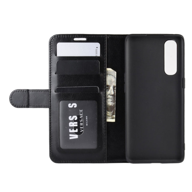 For OPPO RENO 3 PRO R64 Texture Single Horizontal Flip Protective Case with Holder & Card Slots & Wallet& Photo Frame